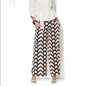 PALAZZO SOFT PANT - DIAMOND PRINT